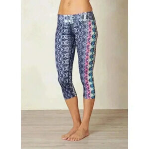 Prana‎ Roxanne Capri Black Hydrobloom Size XS
